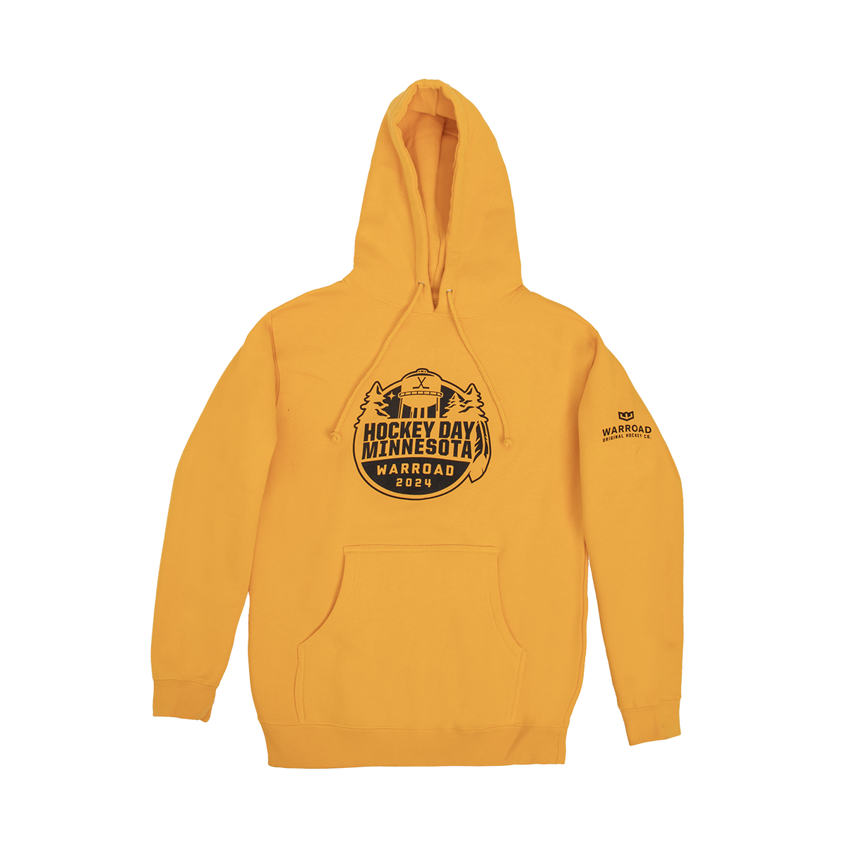 Hockey Day Pullover Hoodie - Gold