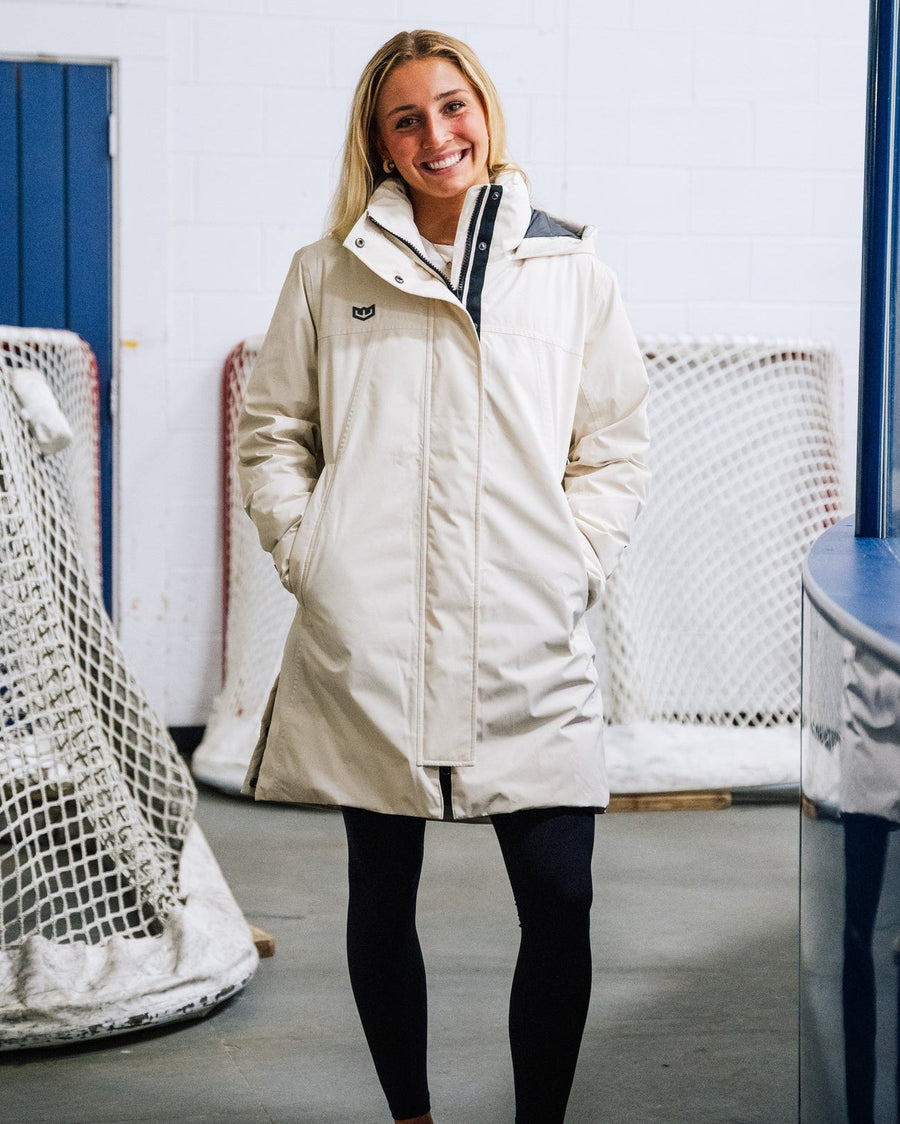 Womens Boiler Parka Cream - image 1
