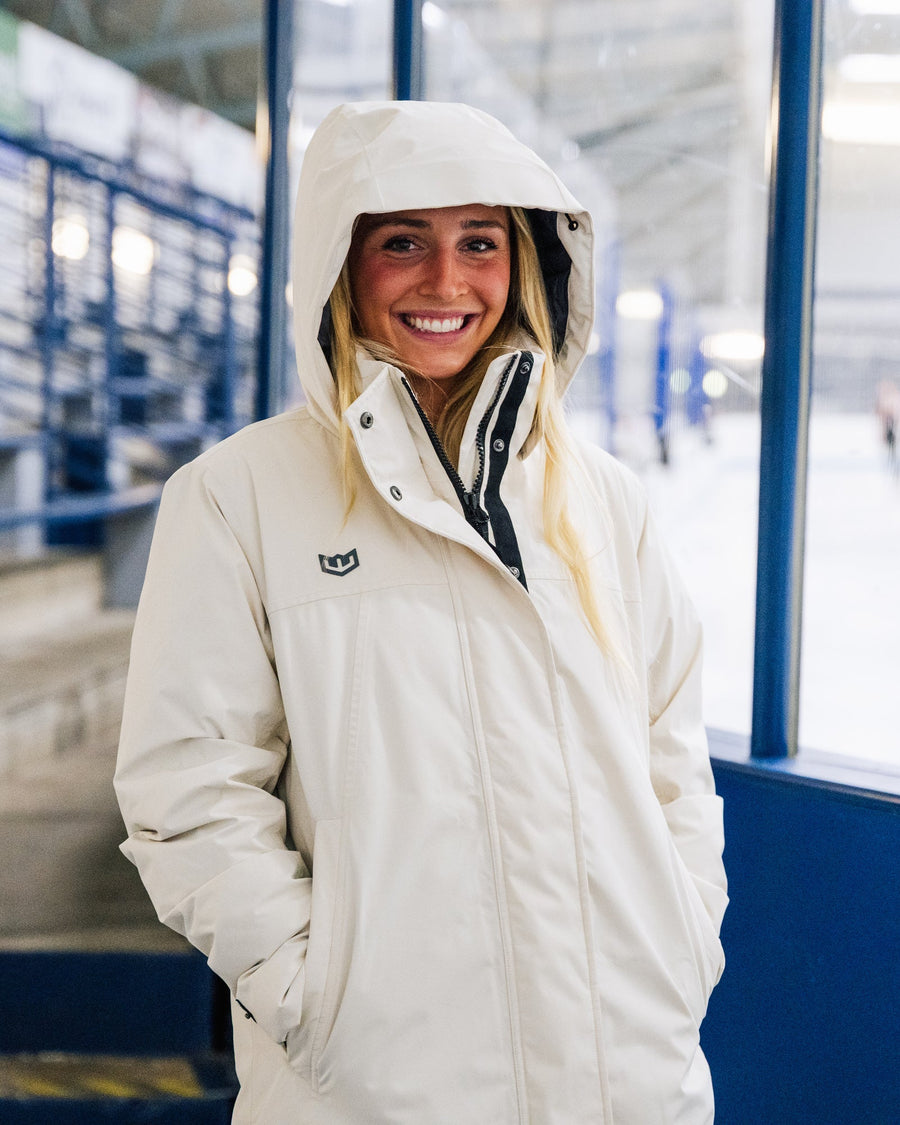 Womens Boiler Parka Cream - image 3