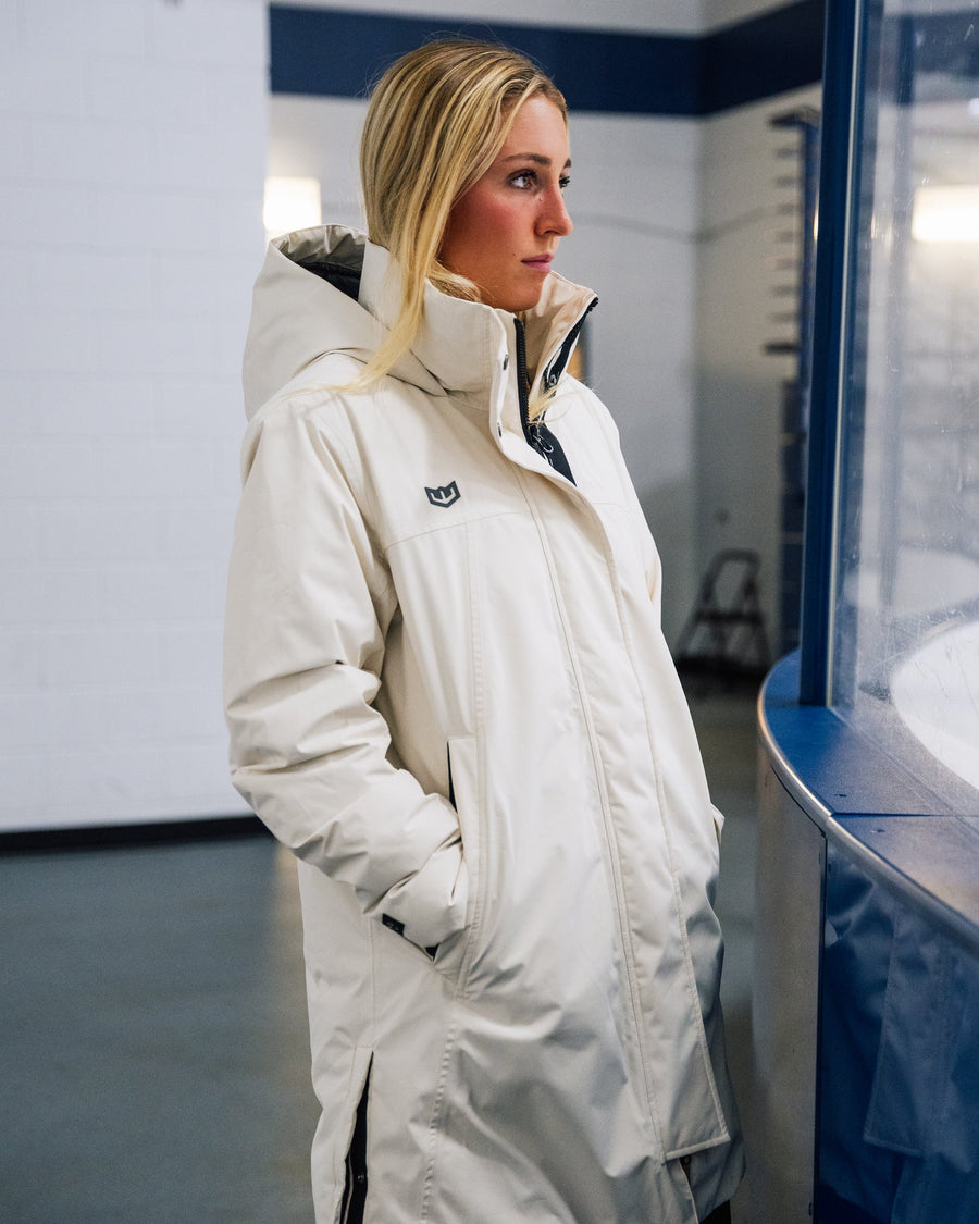 Womens Boiler Parka Cream - image 5