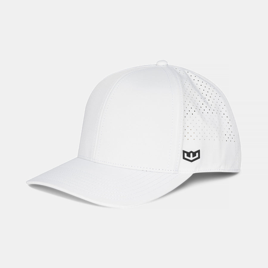Warroad Series Hat in white, three quarter view - image 2