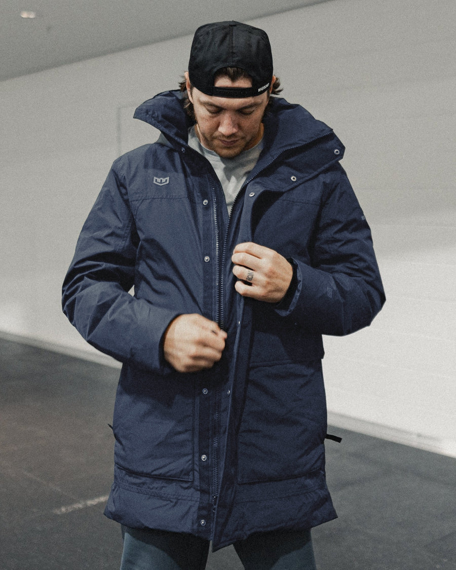 Boiler Down Parka - Mens - Navy - image 3