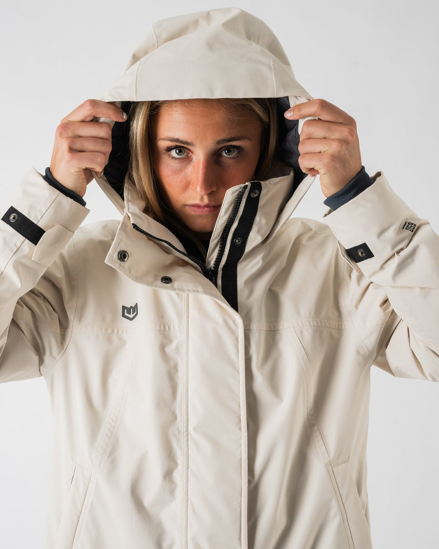 Boiler Down Parka - Womens - Cream - image 10