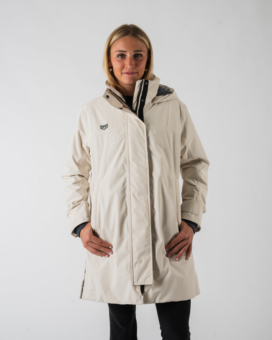 Boiler Down Parka - Womens - Cream - image 13
