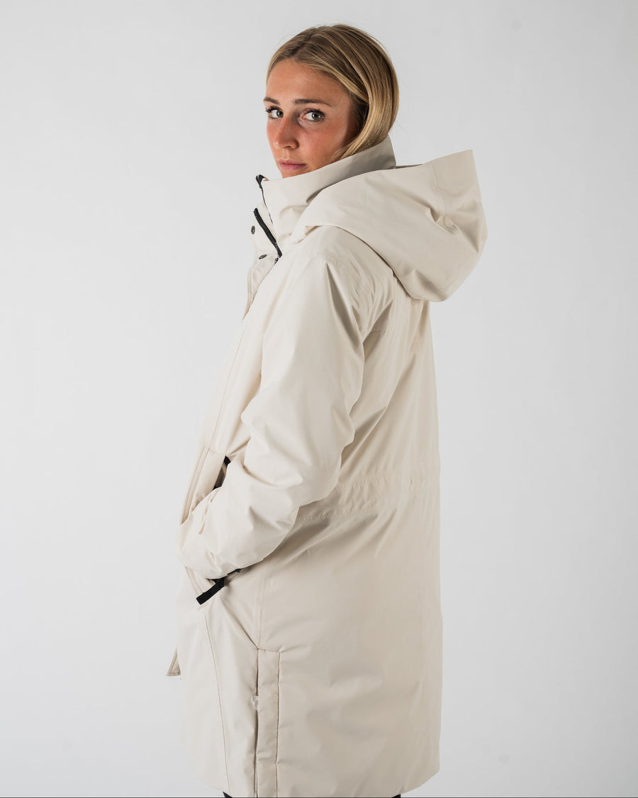 Boiler Down Parka - Womens - Cream - image 11