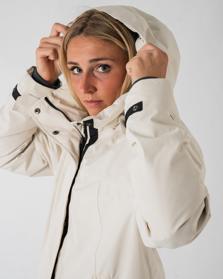Boiler Down Parka - Womens - Cream - image 12