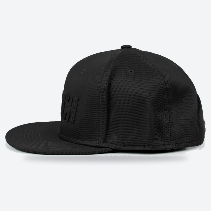 Warroad The Coach Hat blackout - side profile - image 2