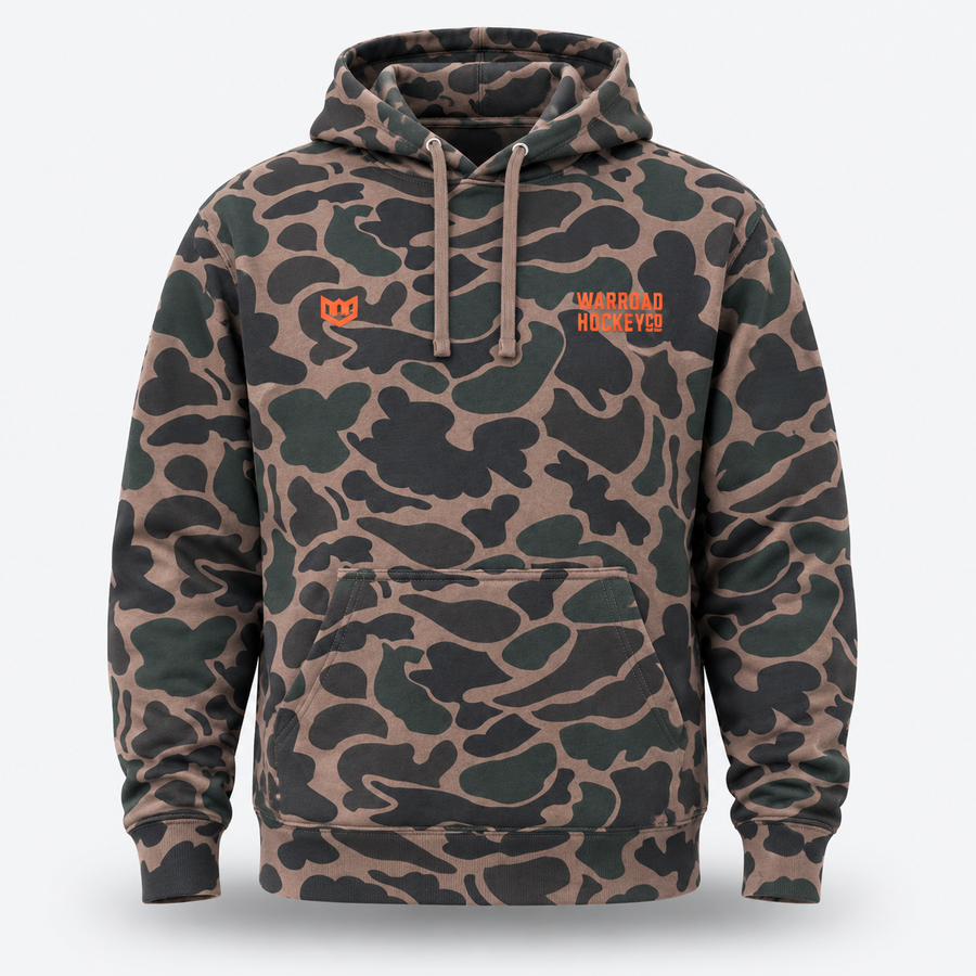 Original 6 Pullover Hoodie Midweight in Duck Camo, front - image 1
