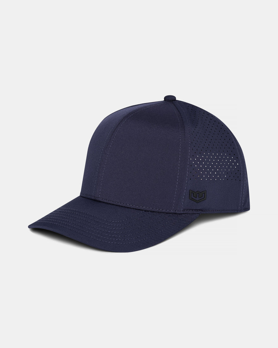 Warroad Series Hat in navy, three quarter view - image 2