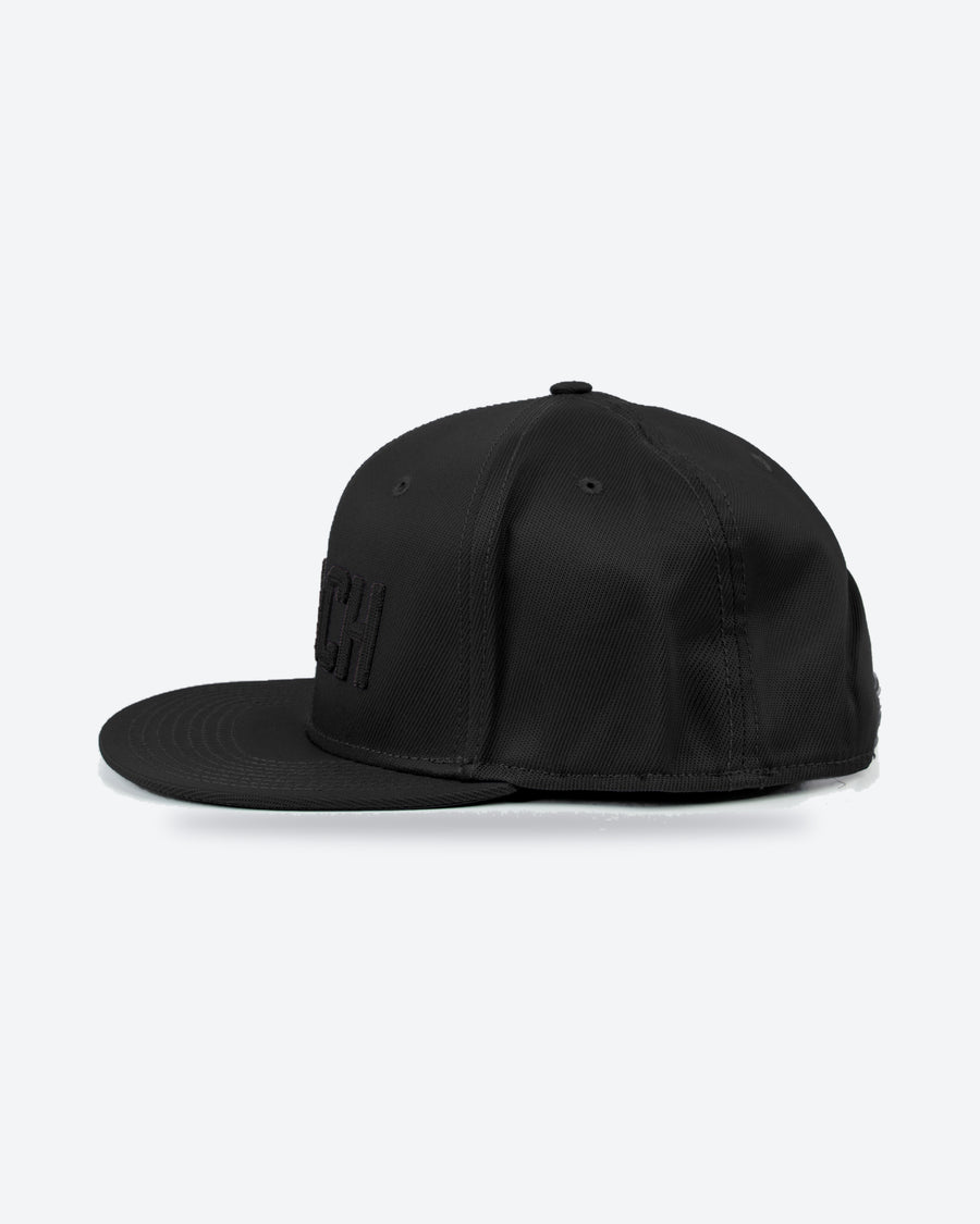 Warroad The Coach Hat blackout, side profile - image 2