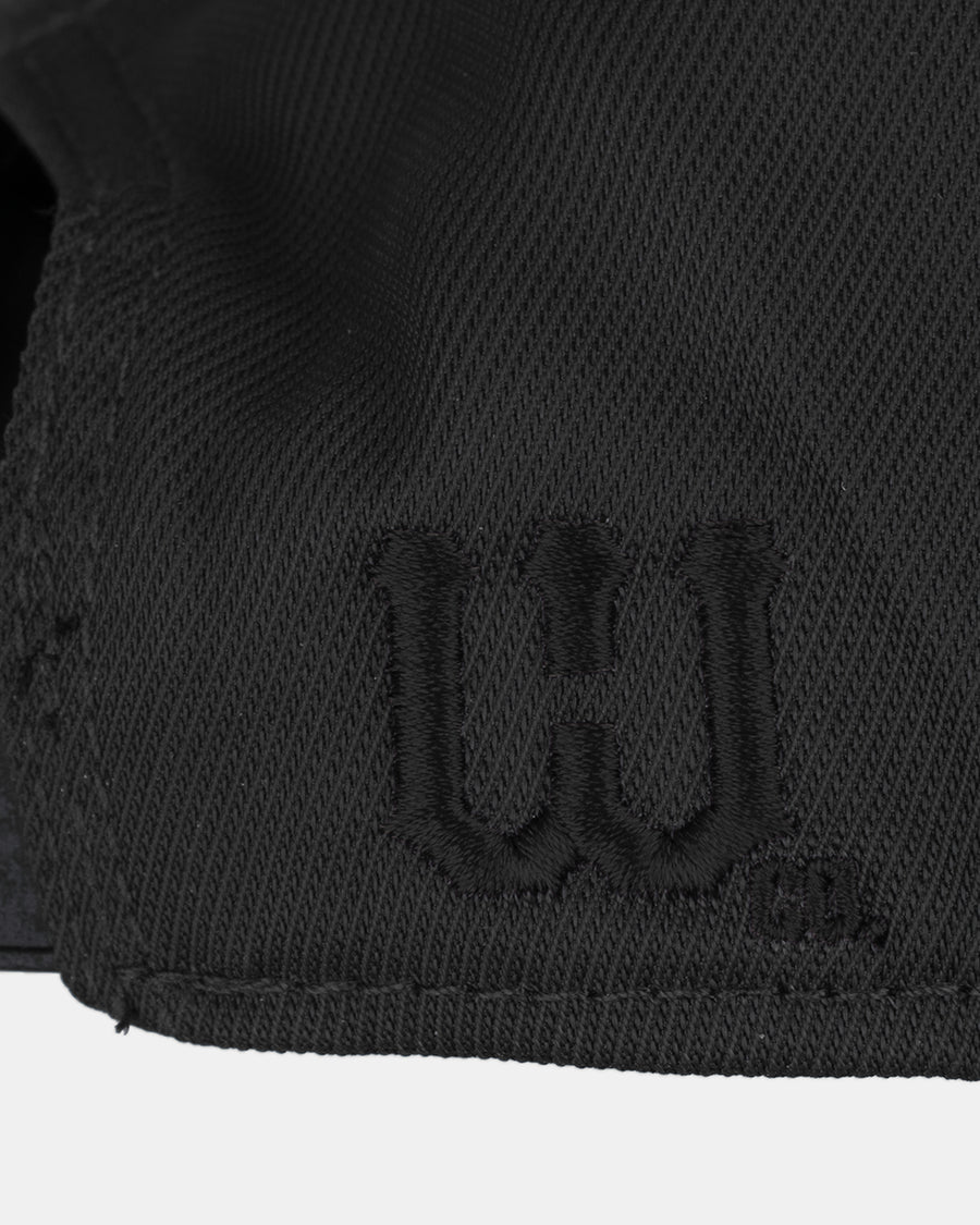 Warroad The Coach Hat blackout, W Co. embroidery detail - image 4